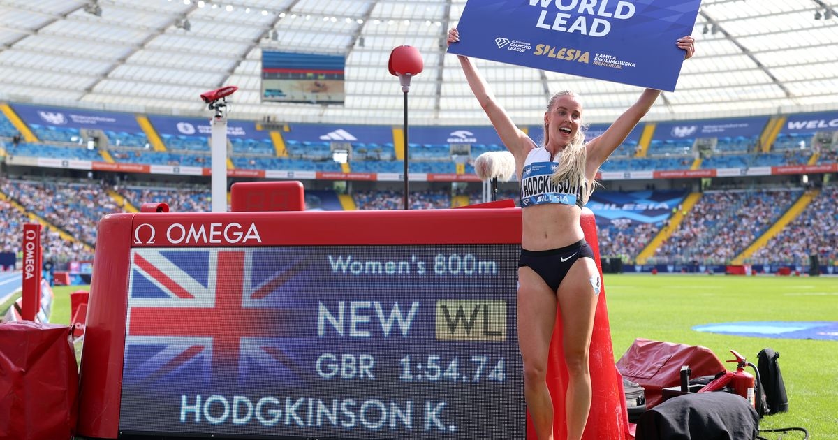 Keely Hodgkinson sends message to rivals with stunning return after 376 days away