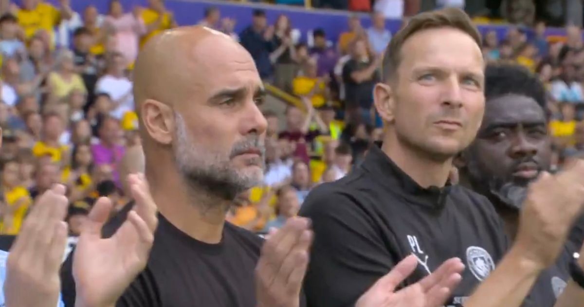 Pep Guardiola cuts emotional figure in beautiful Wolves tributes to Diogo Jota