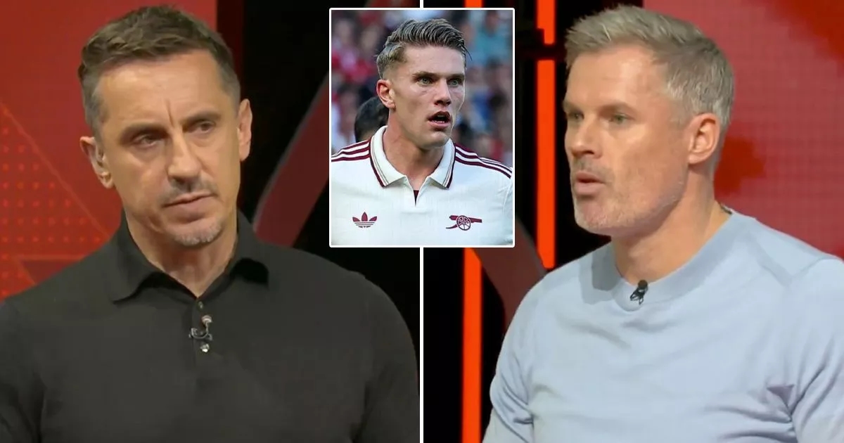 Gary Neville and Jamie Carragher clash over Arsenal striker Viktor Gyokeres