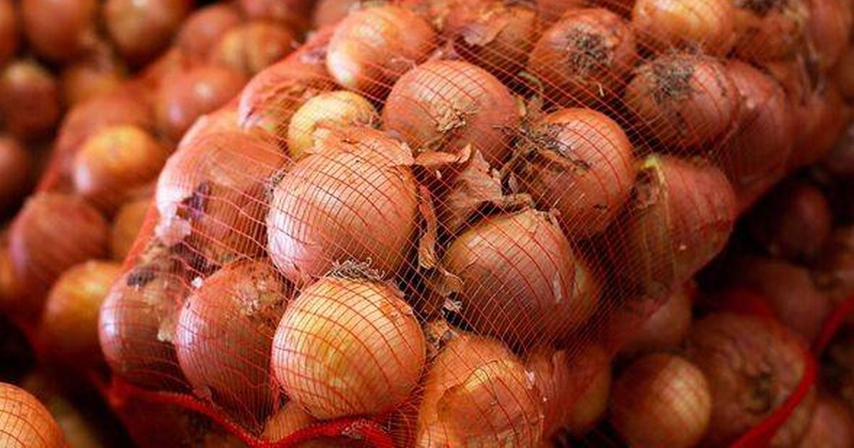Store onions in one place to keep them fresh and not mouldy 'for up to a year'