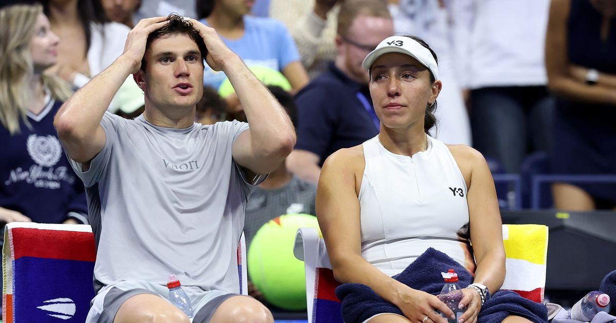 Jack Draper's partner turns air blue as duo blow chance of $1m US Open mixed doubles jackpot