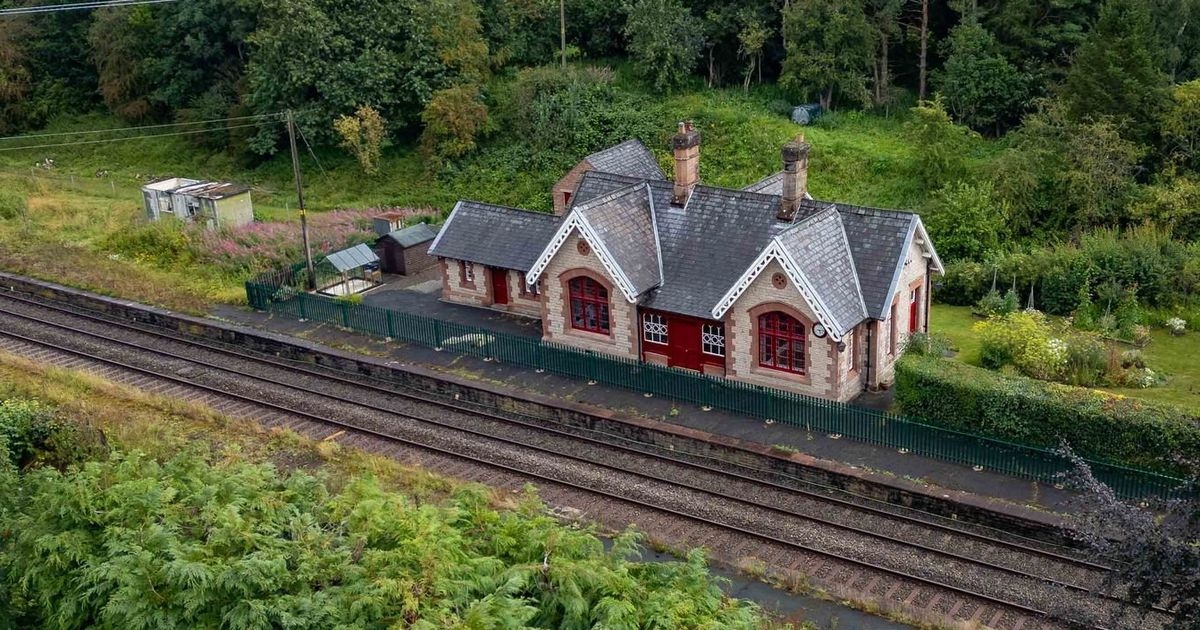 Perfect home for trainspotters as former station goes up for sale
