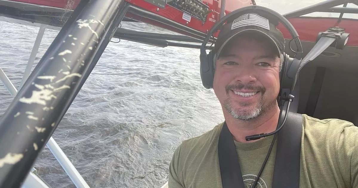 Famous stunt pilot Rob Holland dies in horror plane crash at Langley Air Force Base