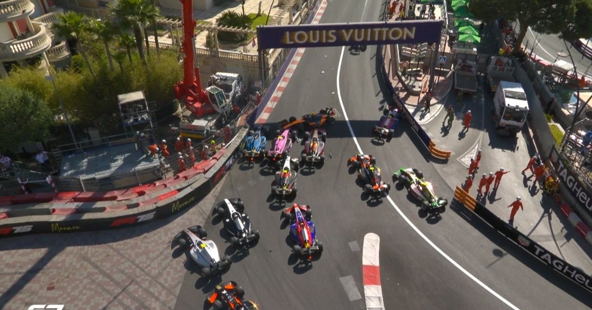 Irish driver involved in 11-car pile-up as Monaco dream ends at first corner