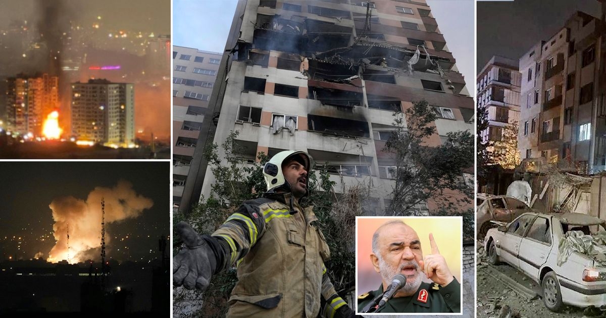 Huge explosions heard booming across city as Israel attacks Iran