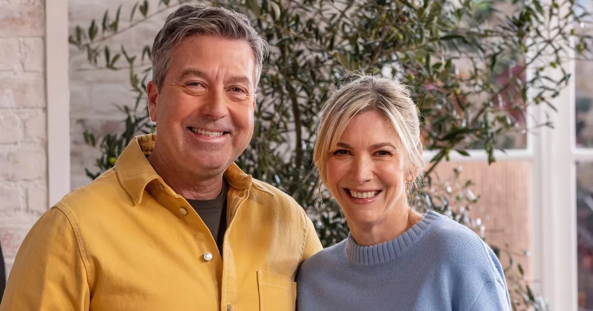 John Torode makes TV return with wife Lisa Faulkner for first time since MasterChef axe