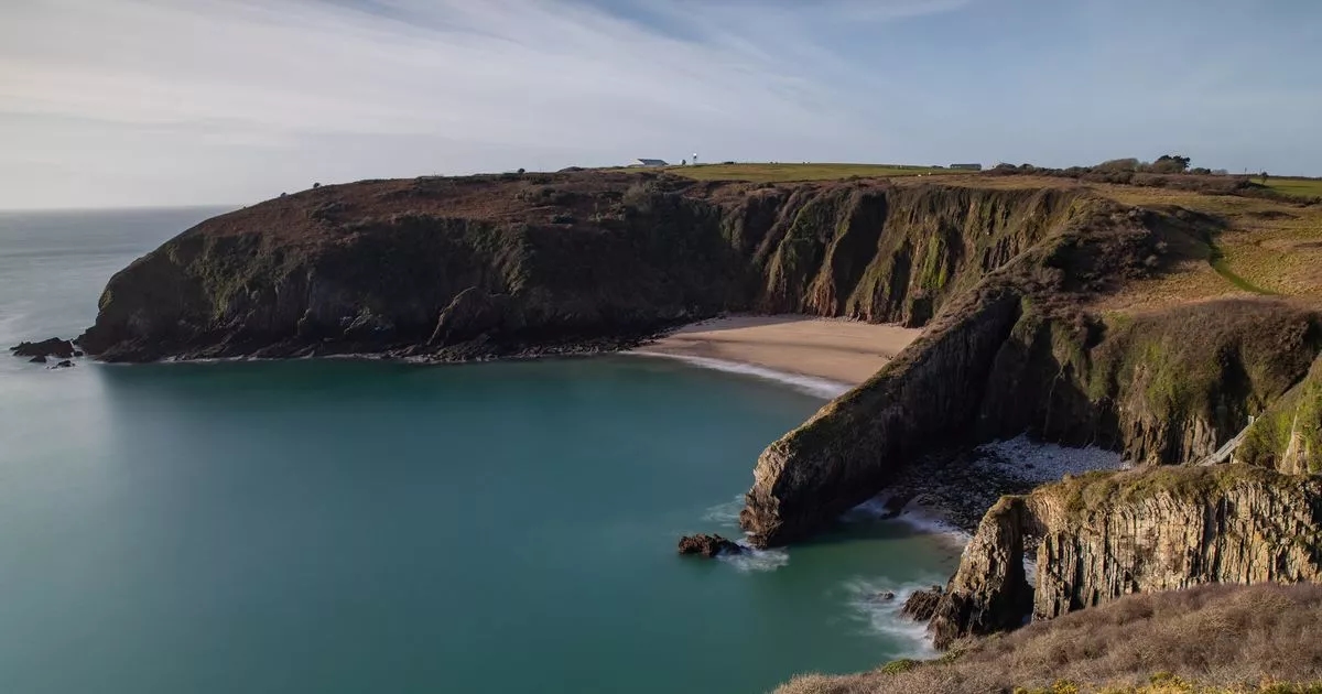 The blissful Welsh beach which has all the fascination of Durdle Door without the crowds