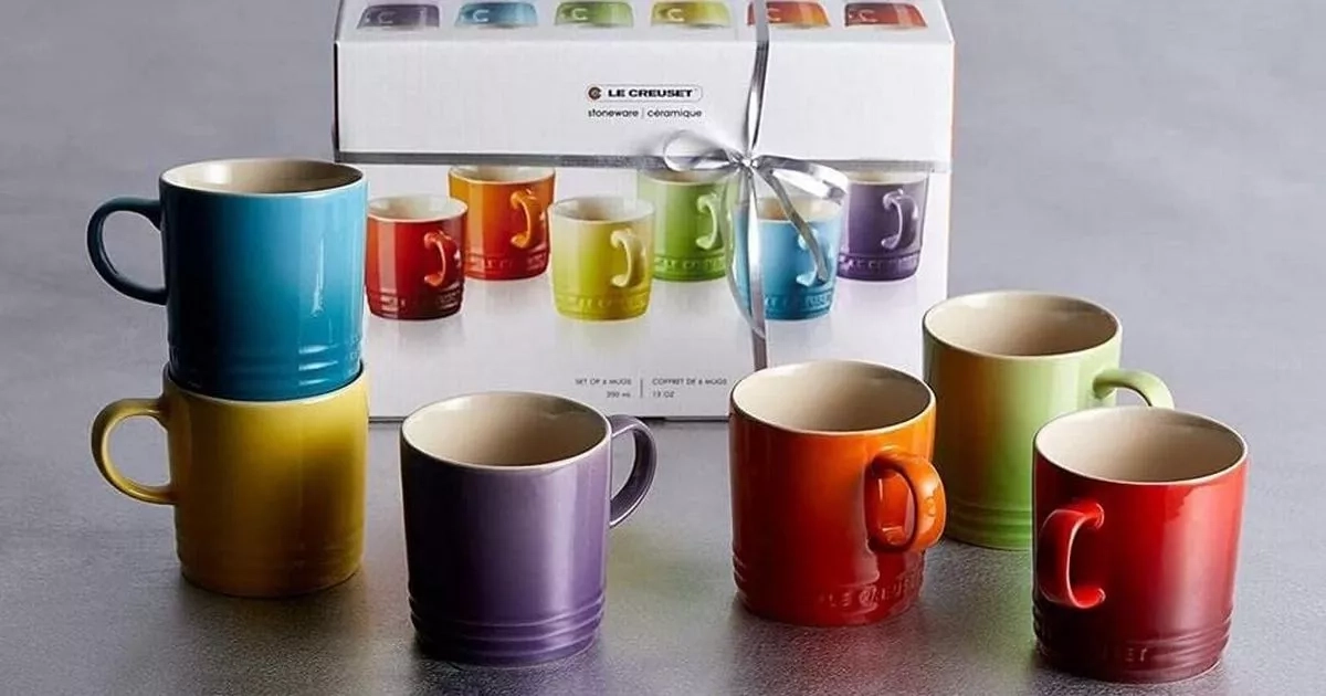 Shoppers snag Le Creuset rainbow mug set in 45% off deal better than Amazon sale