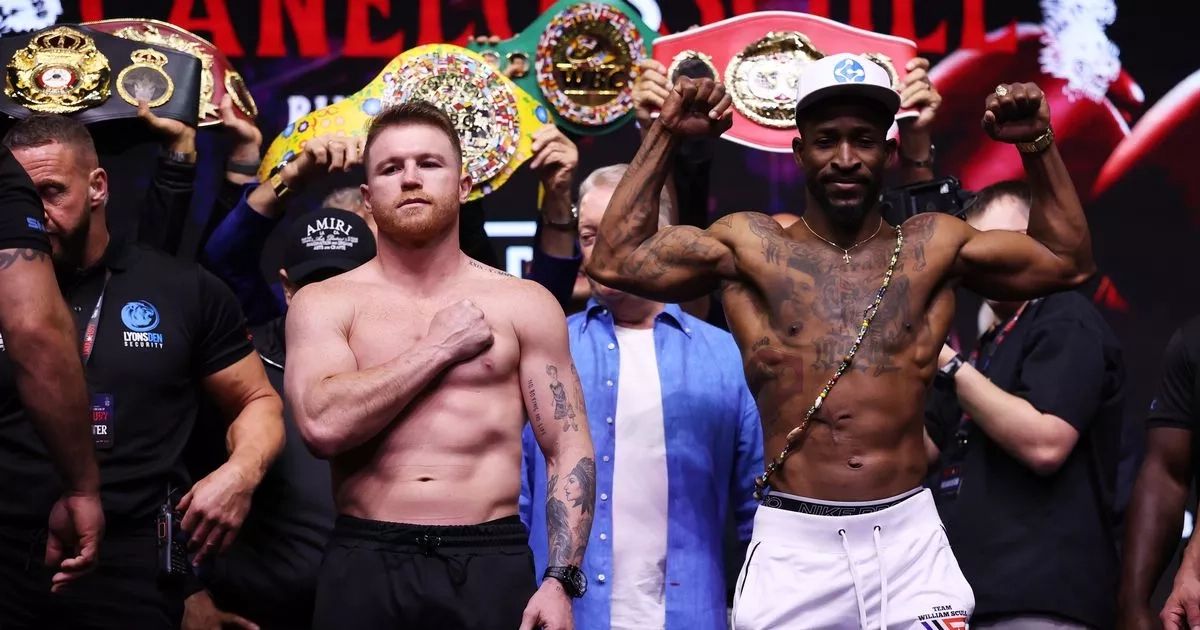 Canelo Alvarez vs William Scull UK start time, TV channel and full undercard
