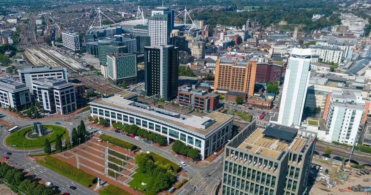 Update on plans for Wales' largest new office with building work end date in sight