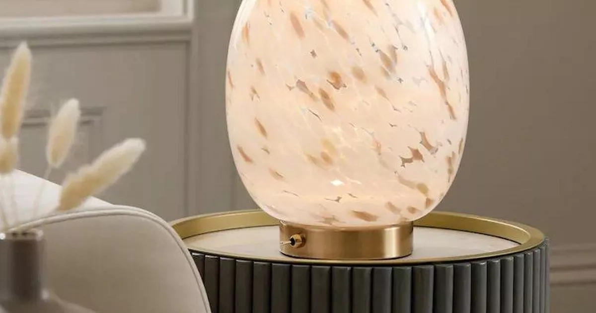 Next shoppers 'delighted' with pretty table lamp for 'corners with no plug sockets'