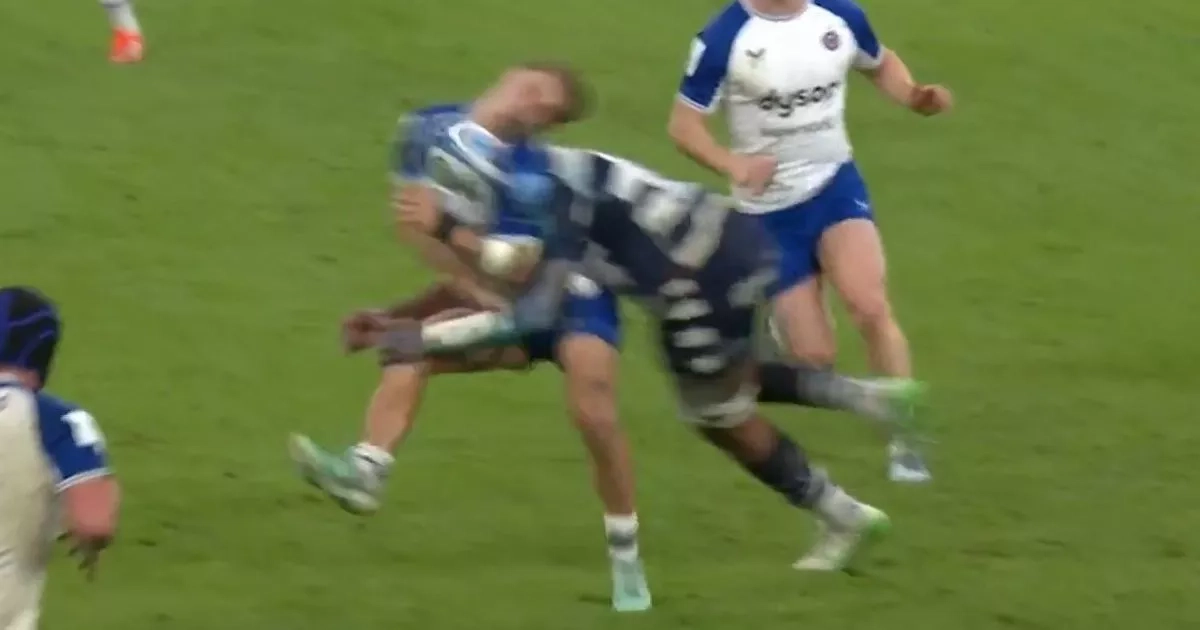 Principality Stadium witnesses one of the biggest hits ever seen as crowd gasp