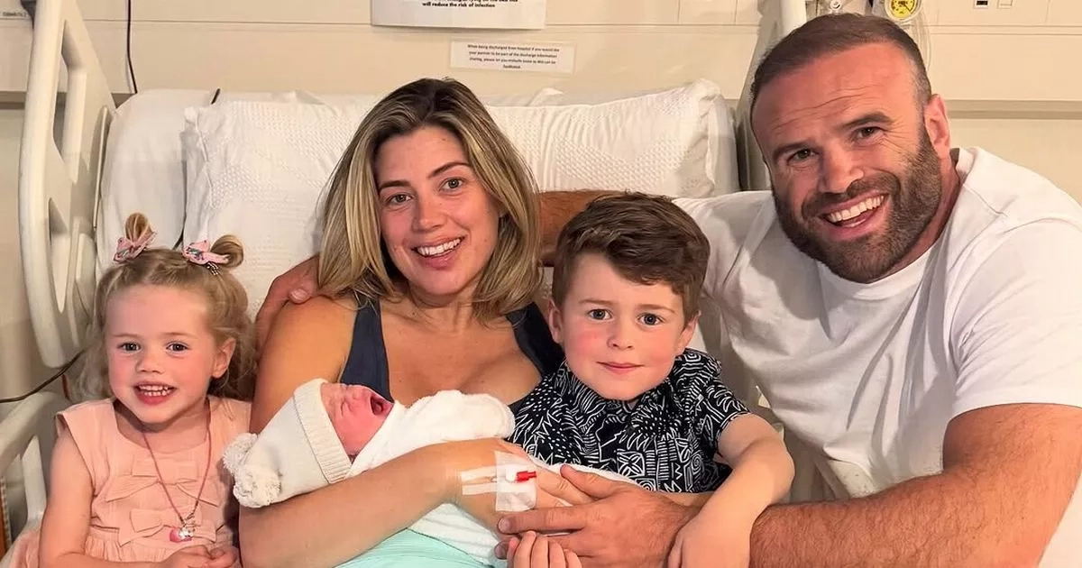 Jamie Roberts the 'luckiest guy on the planet' as he shares new baby pictures