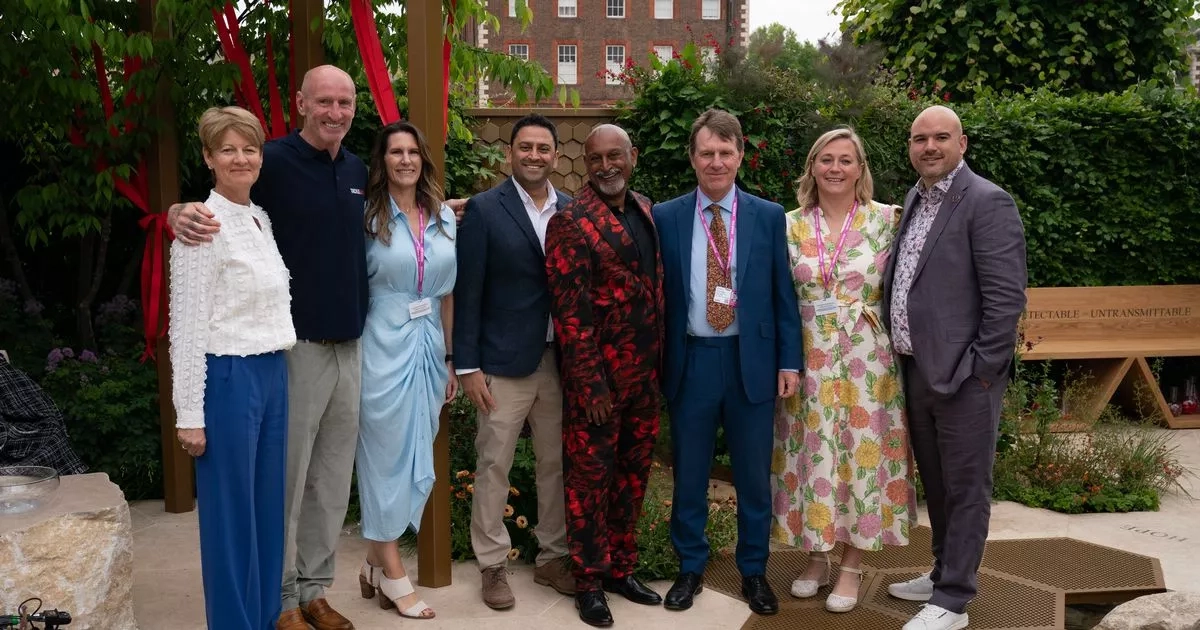 Rugby legend Gareth Thomas breaks down HIV stigma at the RHS Chelsea Flower Show 2025