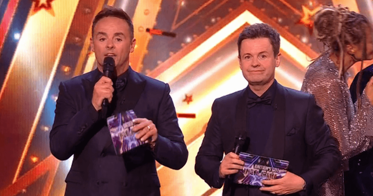 Britain's Got Talent's Ant and Dec interrupt live final as they admit act is 'not ready'