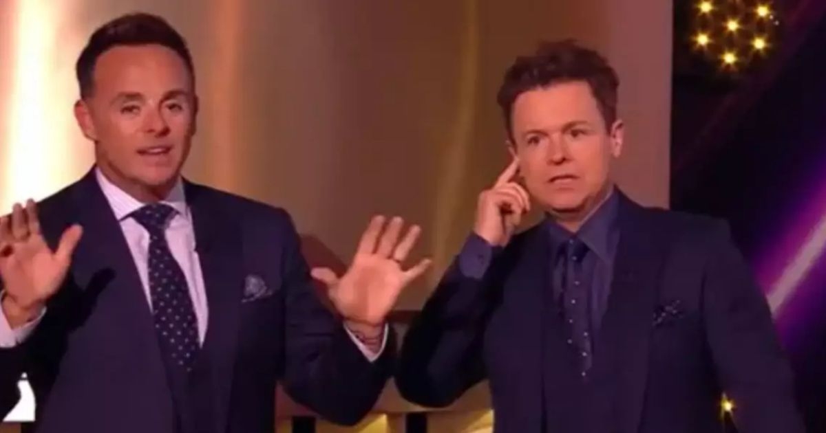 Britain's Got Talent host Dec steps in to apologise to viewers 'offended' by Bruno Tonioli remark
