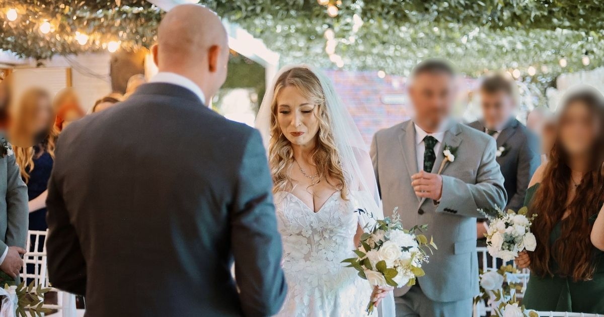 'I ruined my own wedding photos by pulling stupid faces as I walked down the aisle'