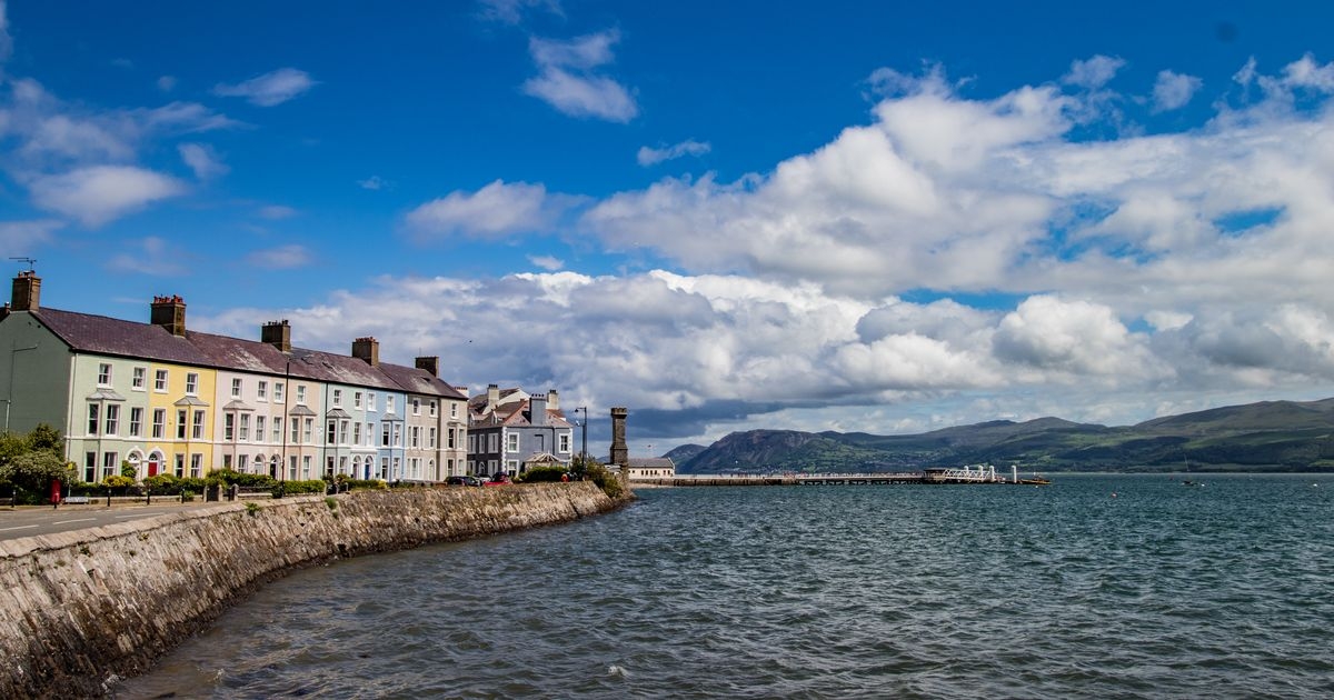 The colourful Welsh seaside town with a perfect castle that was never finished