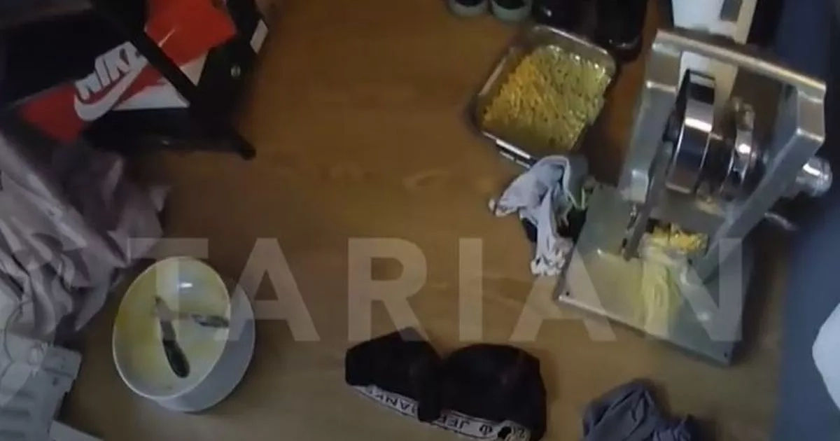 Inside the messy bedroom where a dealer was making illegal 'diet pills'