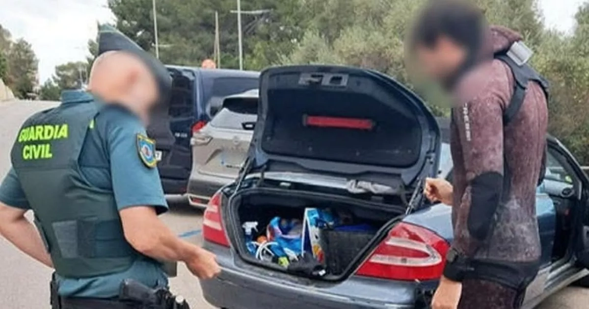 Man arrested and charged after going scuba diving in Mallorca