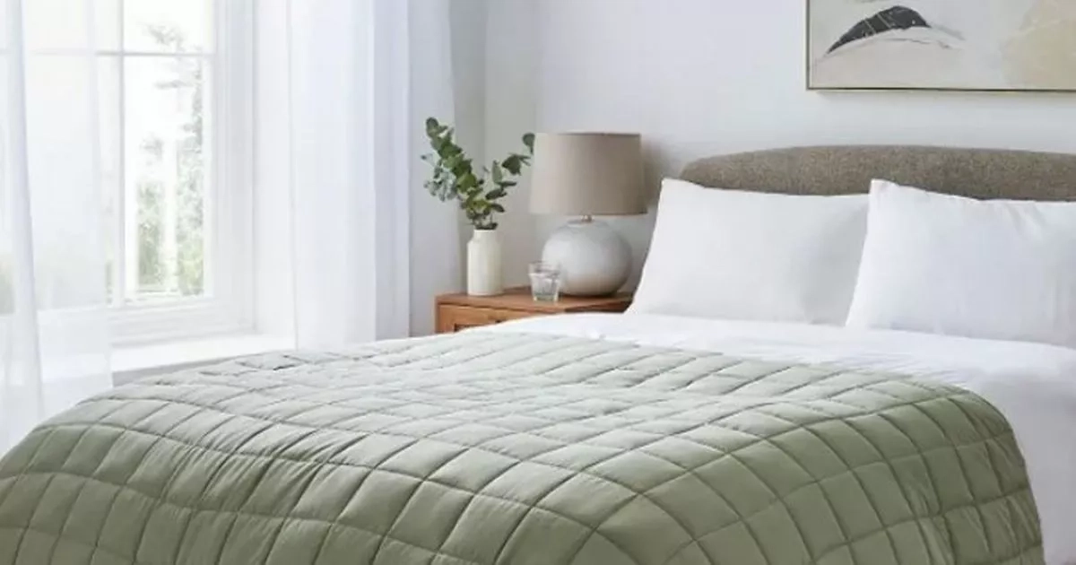 Dunelm shoppers praise 'calm and cosy' weighted blanket that 'feels like being hugged'