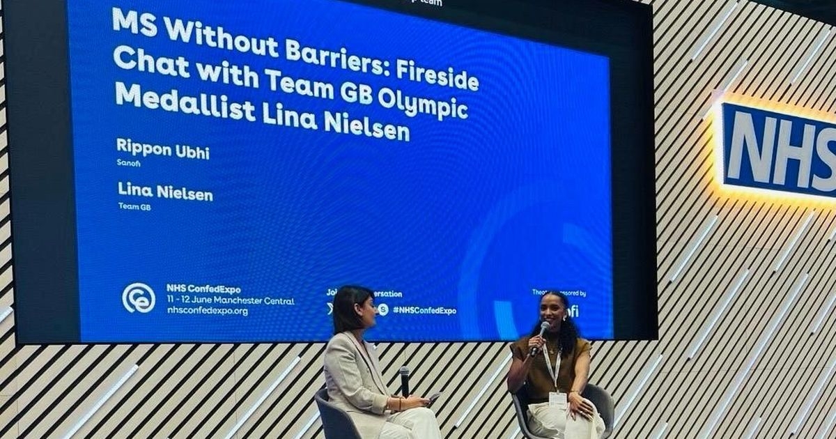 Olympic medallist Lina Nielsen determined to raise more MS awareness after major Manchester talk