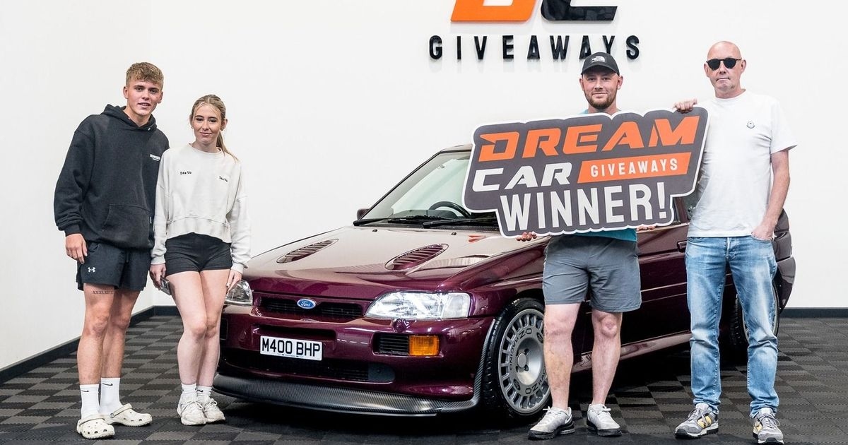 Man enters competition for £2.99 and ends up winning dream car