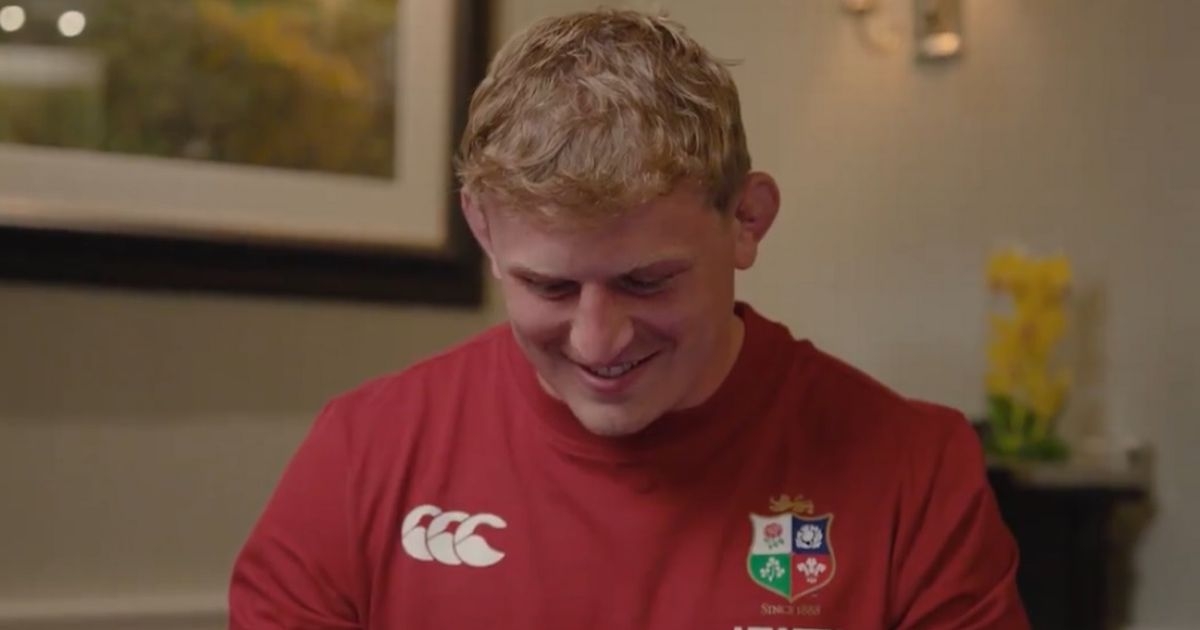 Jac Morgan has just been left lost for words after receiving special surprise from Lions