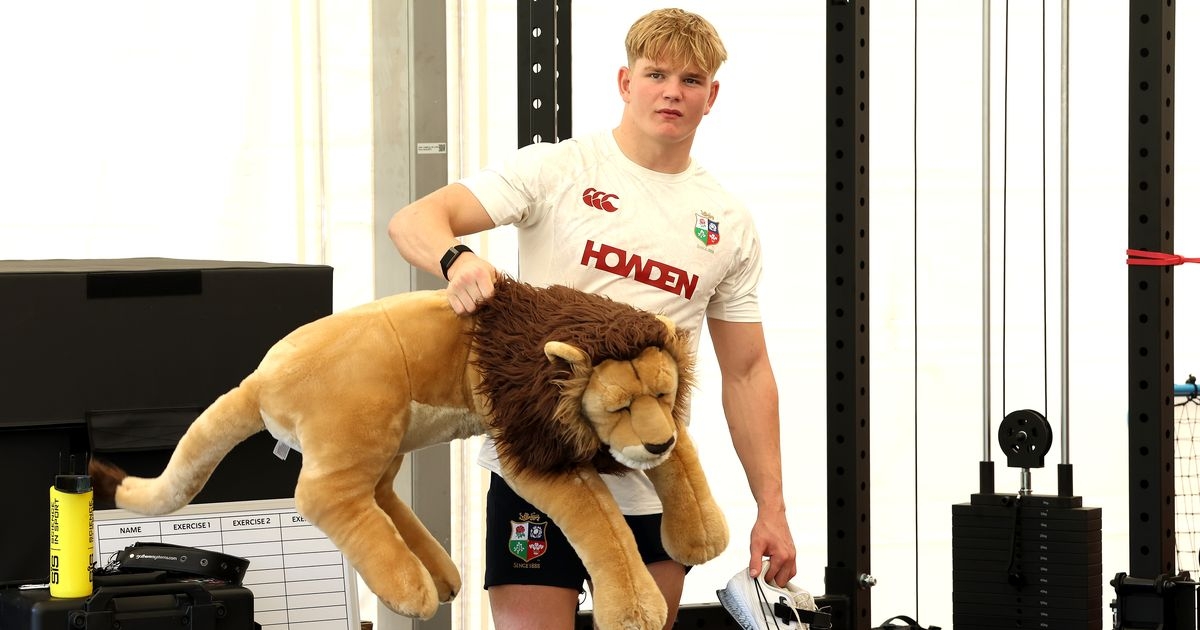 Lions star Henry Pollock's bench press, squat and bronco numbers leave coach in awe