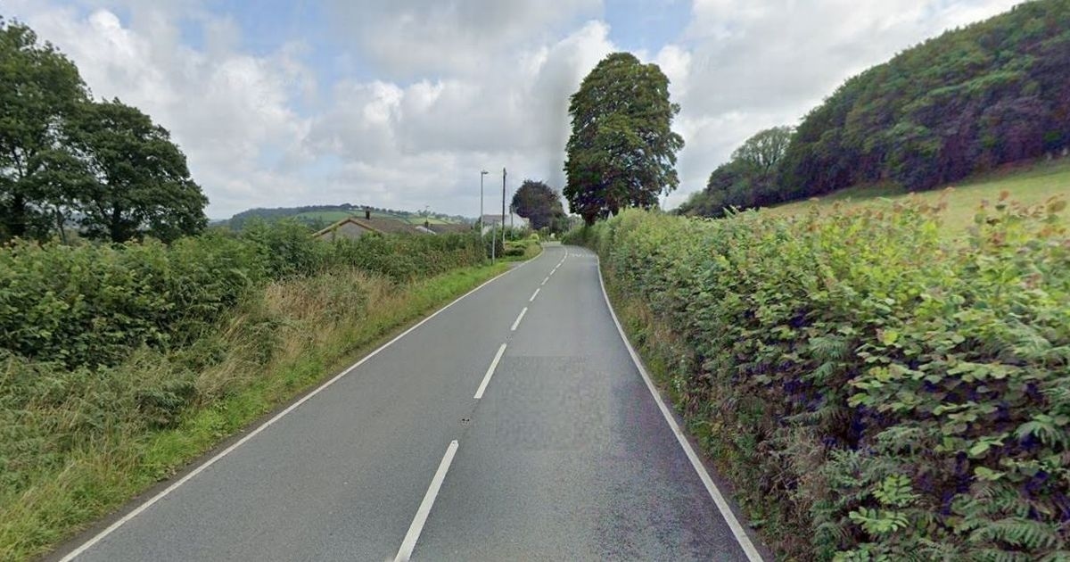 Man in hospital after crash between van and motorcycle