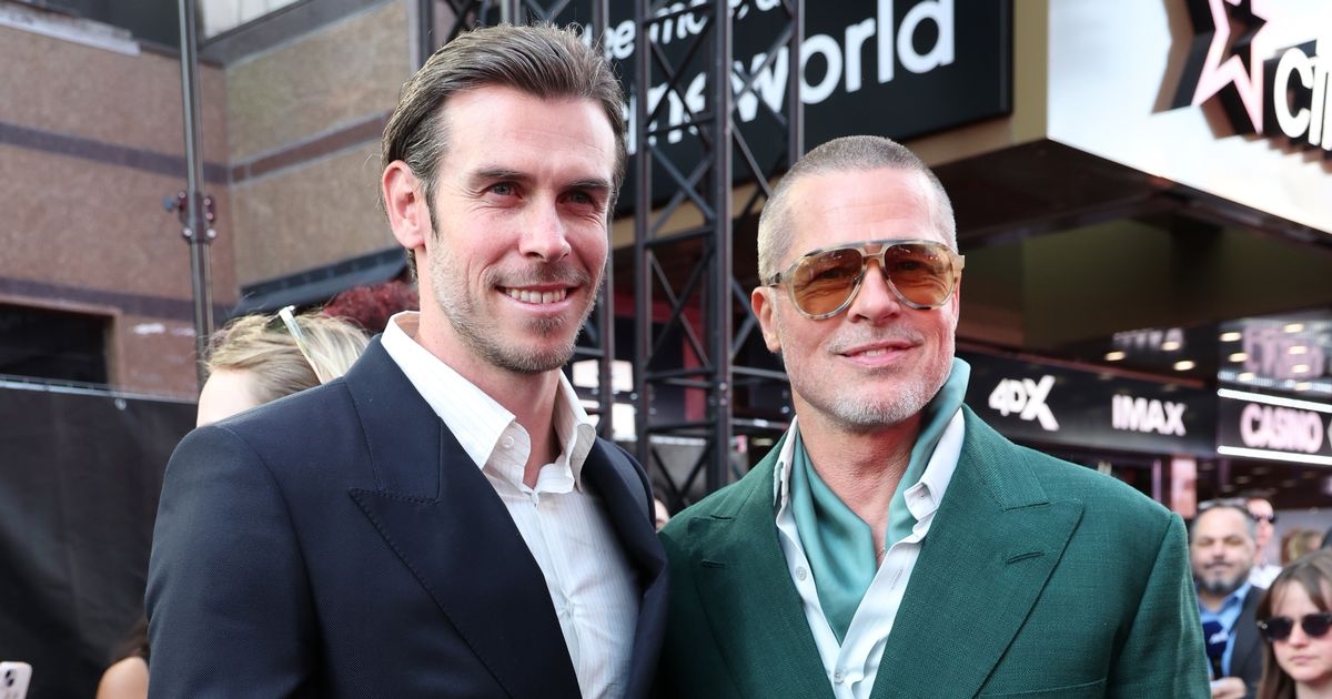 Gareth Bale's glamorous night with Brad Pitt as he takes everyone by surprise
