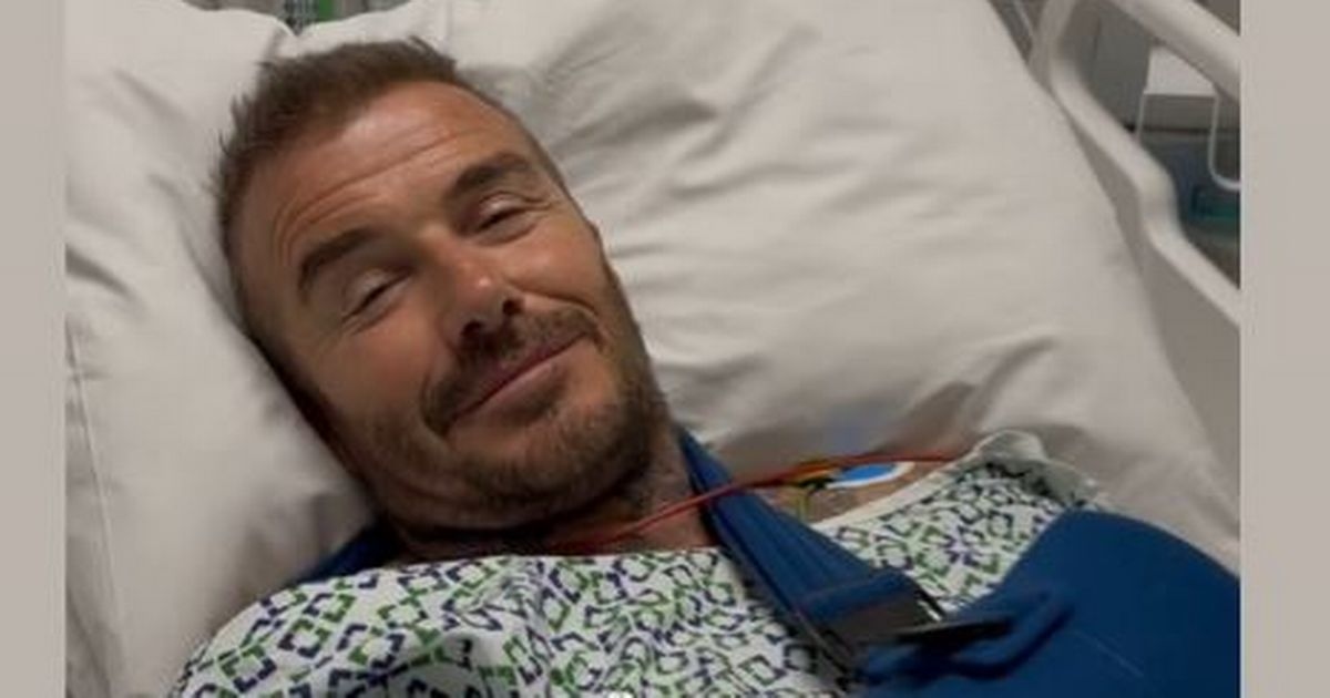 David Beckham in hospital as Victoria shares 'get well soon Daddy'