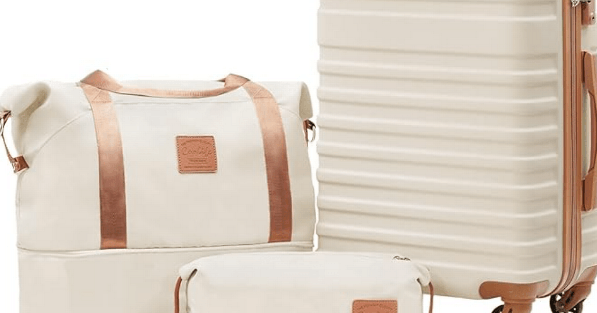 The luggage set which shoppers say is 'chic and stylish'