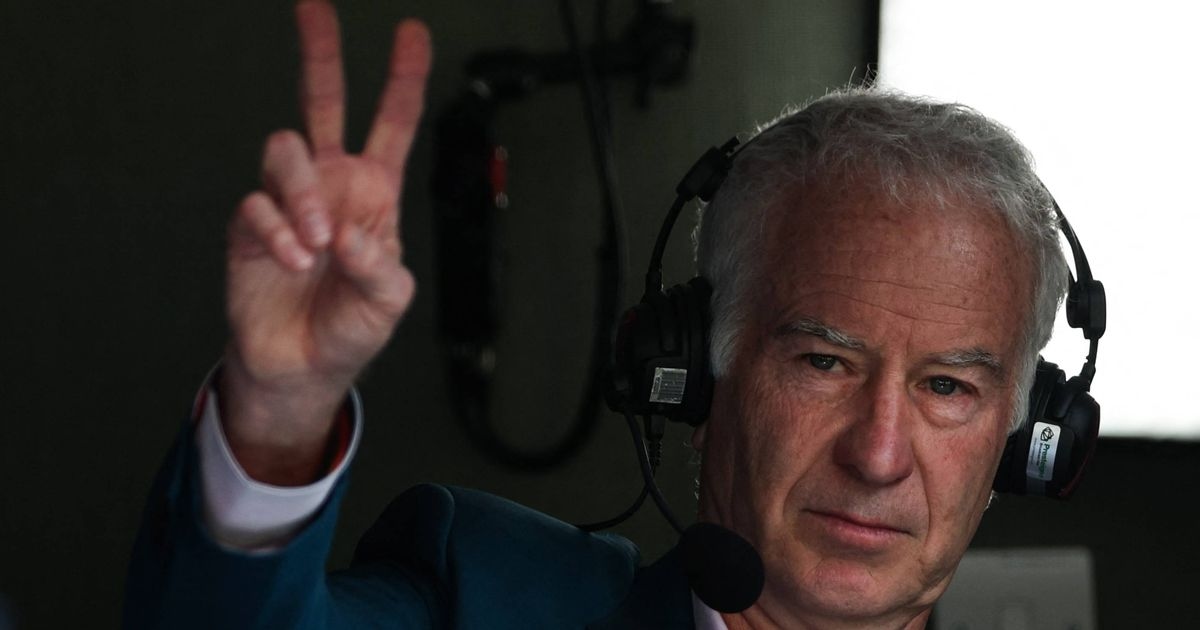 Wimbledon ace's wife has her say after John McEnroe told crying husband to retire immediately