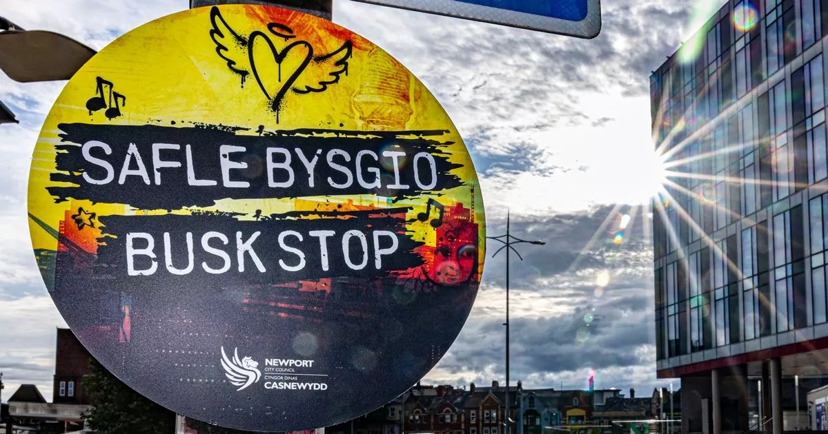 'Busk stops' are being installed in a Welsh city to get people to sing more
