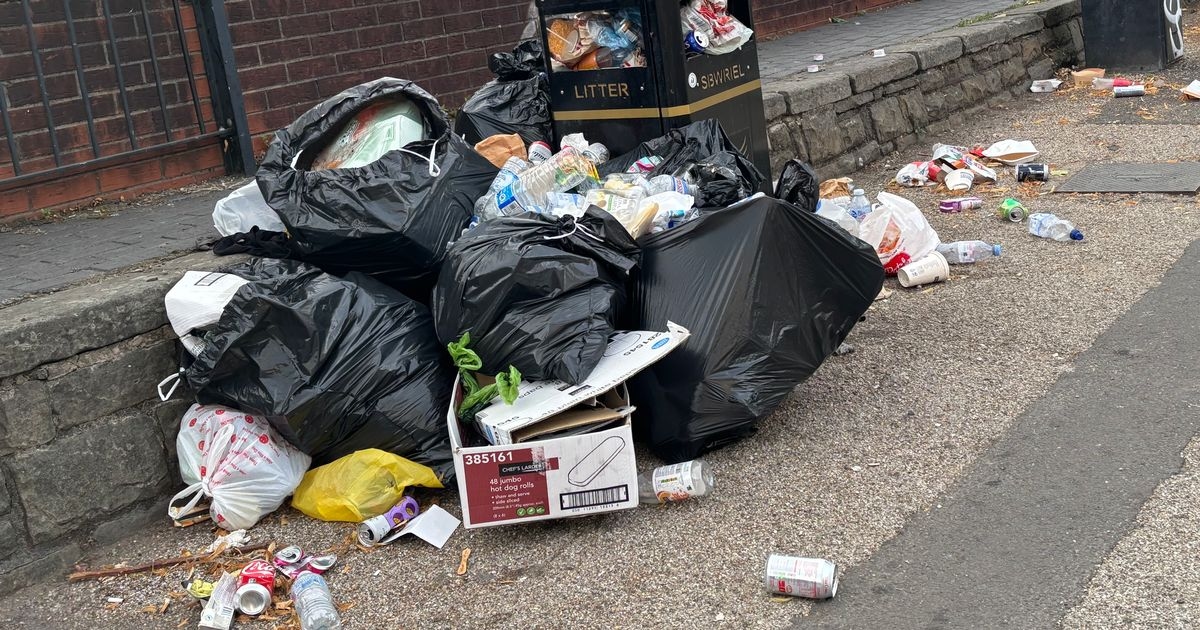 City bins left overflowing on the hottest weekend of the year