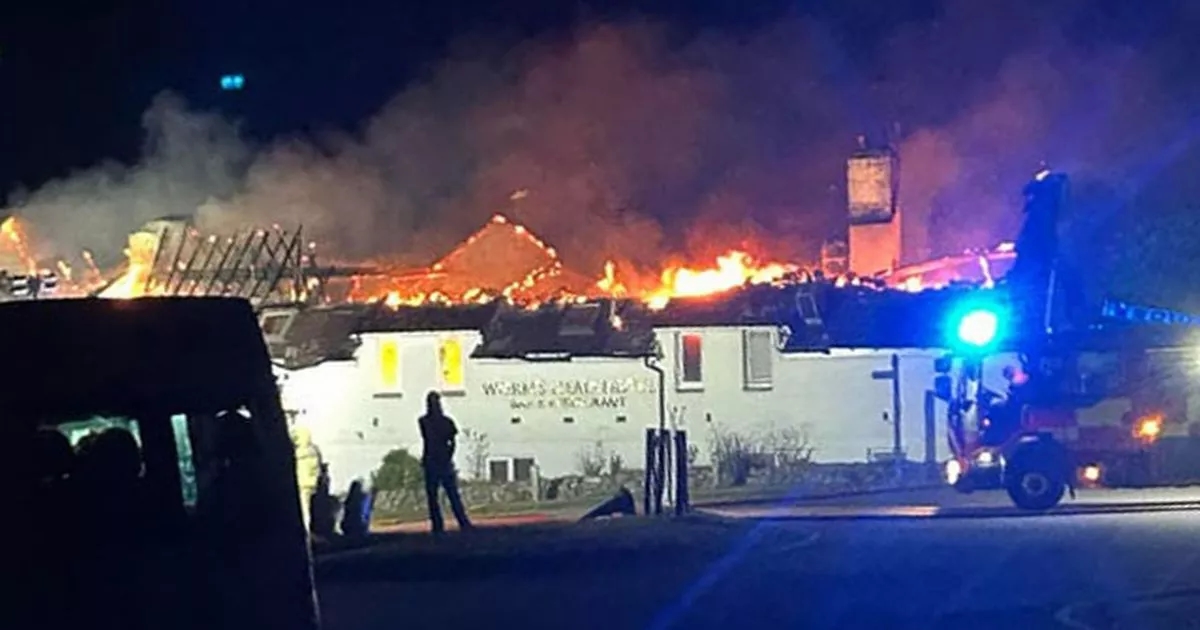 'I woke up at midnight to find my hotel in flames'