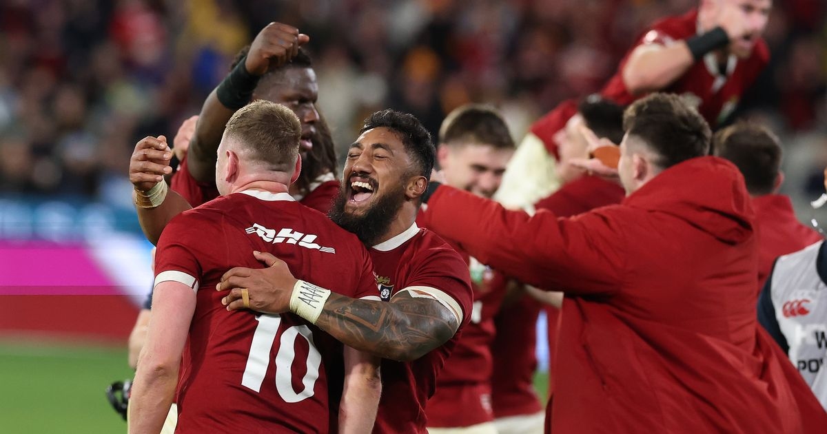 Lions star's wife gives birth in back of a car hours before Australia Test