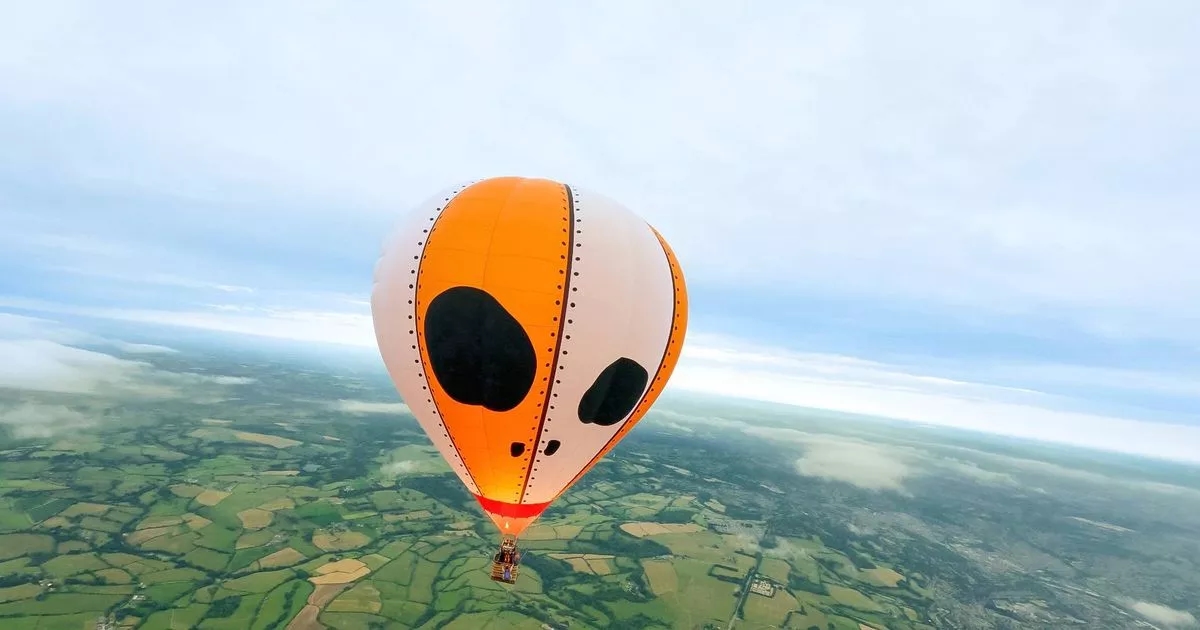 Brewery invites Brits to 'shake things up' with UK's first hot air balloon pub
