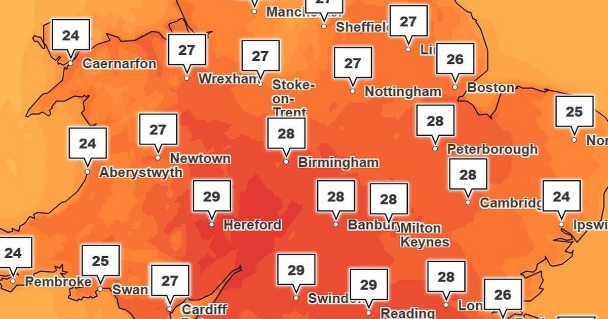 Yellow heat alert issued as heatwave on the way with temperatures of 30°C expected