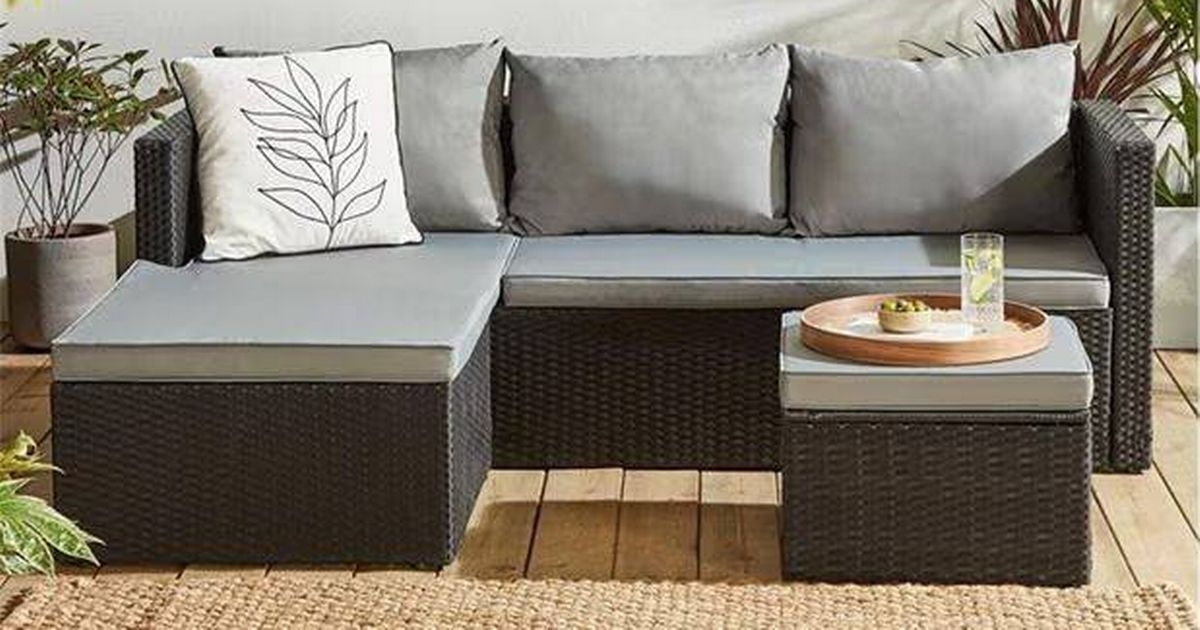 Garden sofa set price reduced by over 70% from unlikely retailer ideal for coming heatwave
