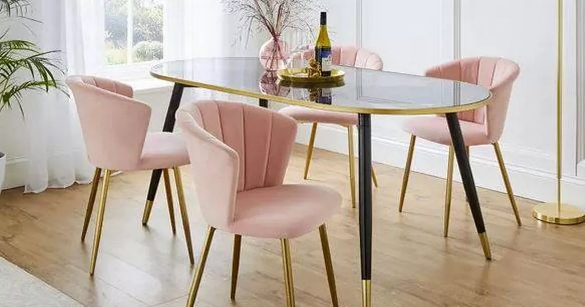 'Very comfortable, stylish and very easy to assemble' velvet dining chair now reduced by 20%
