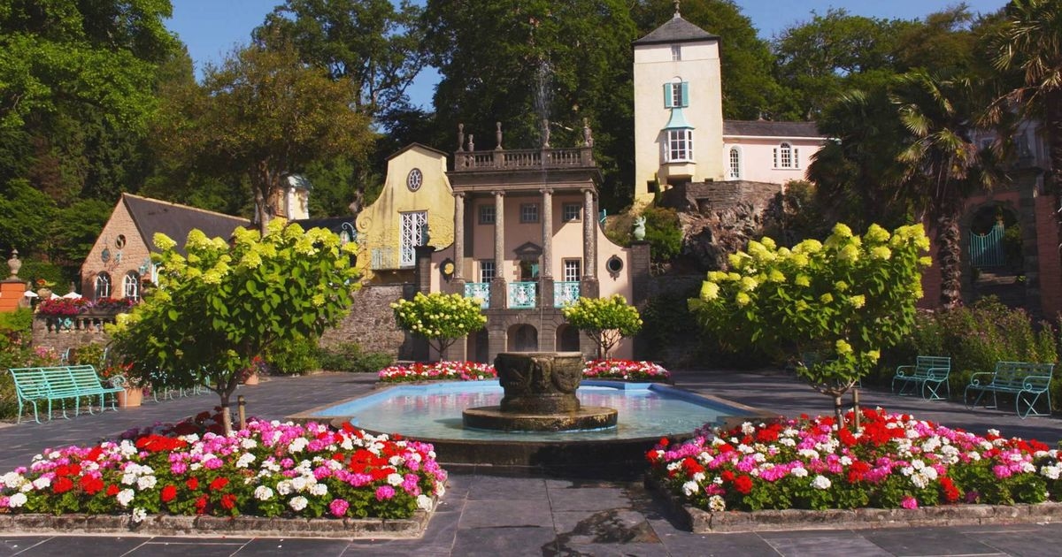 Welsh village often mistaken for Lake Como boasts stunning views and secret gardens