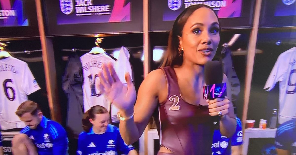 Alex Scott forced into live TV apology as Tyson Fury swears minutes into Soccer Aid