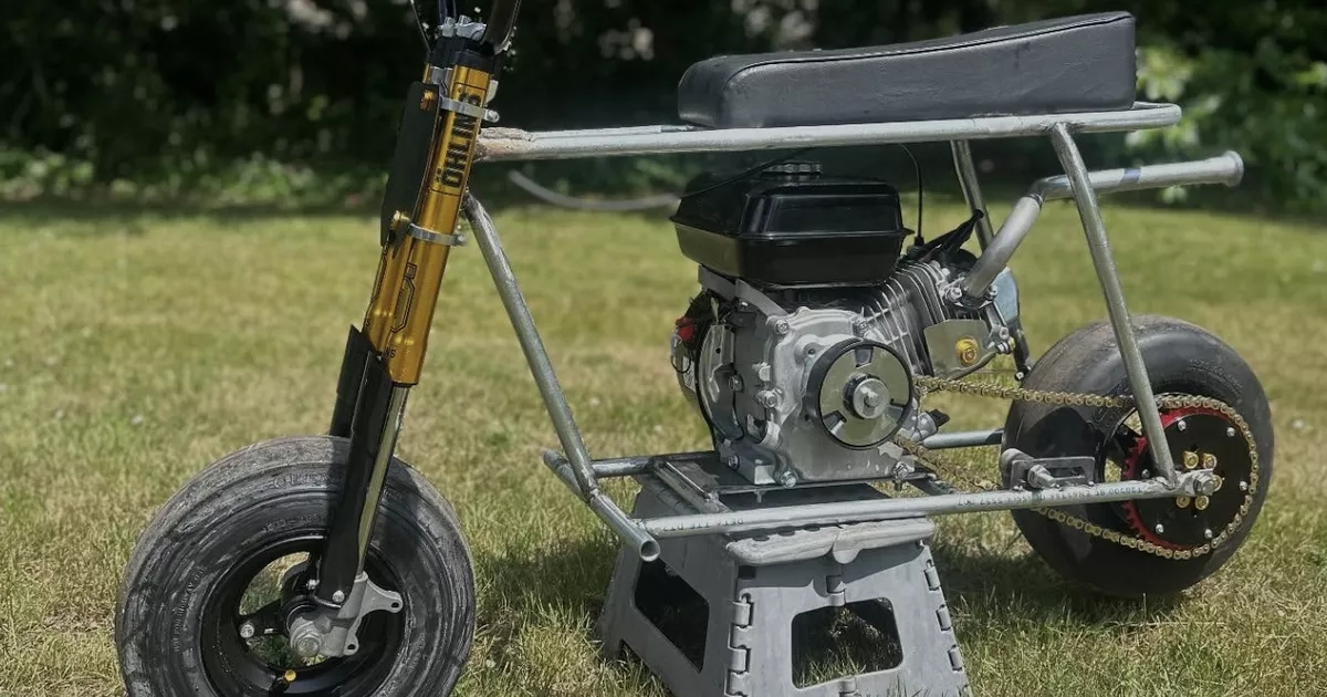 Hobbyist builds a whole motorbike with online parts for £500