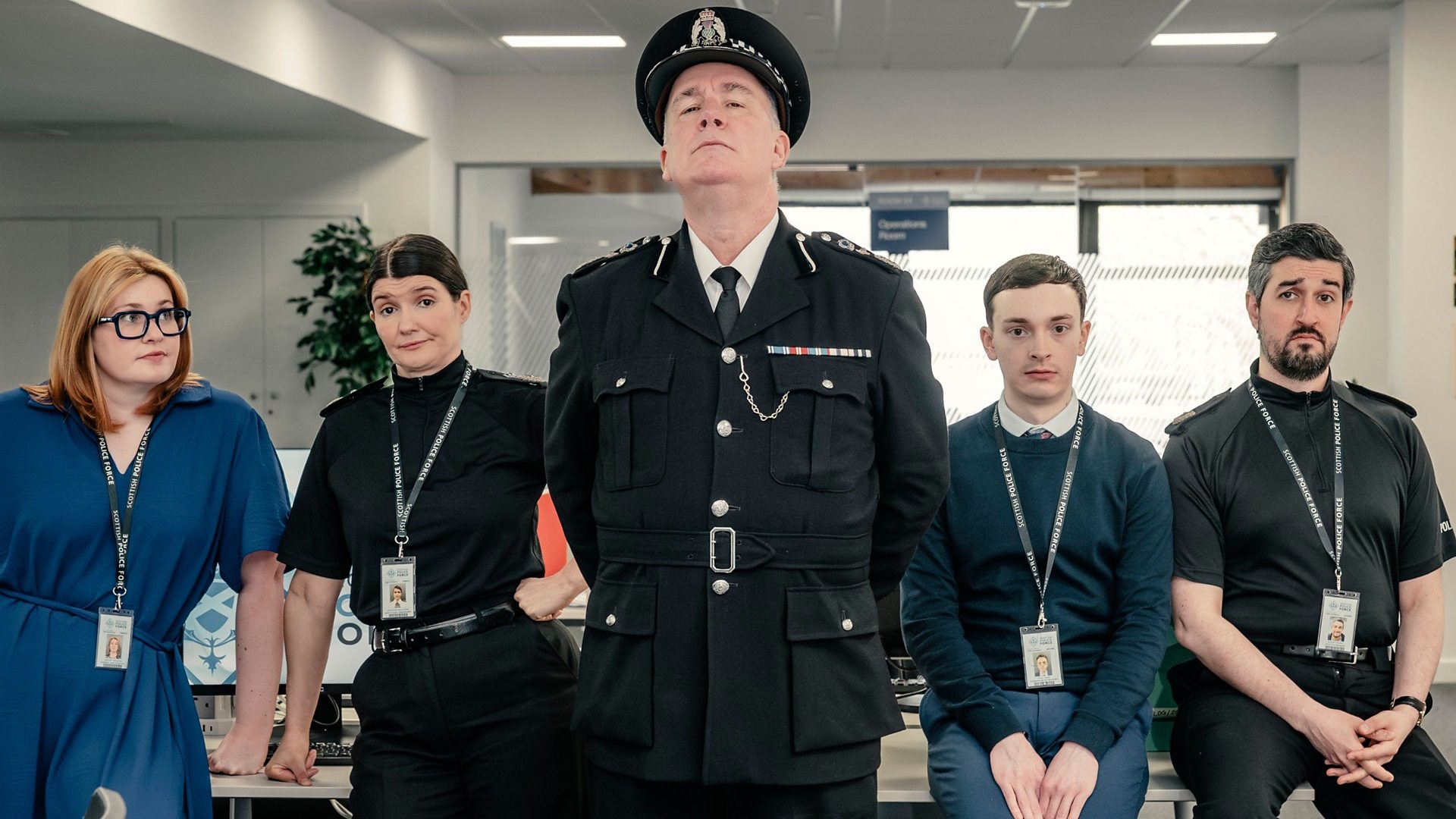 The Chief is back!  Meet Scotland's top cop and his trusty team as they give us the inside scoop on the new comedy series
