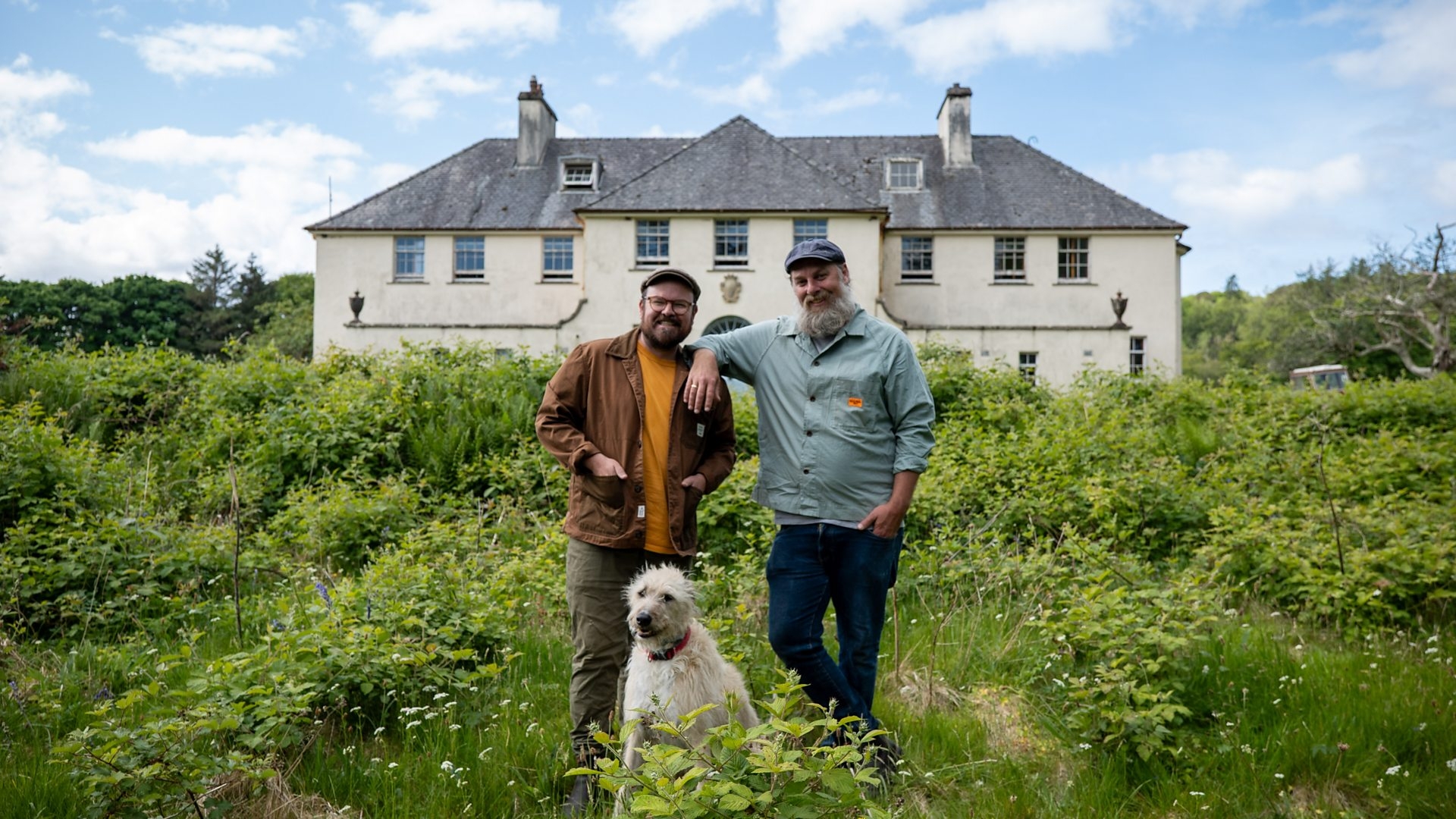 Banjo and Ro's Grand Island Hotel - New BBC Scotland series to follow the two designers as they transform a derelict mansion on a remote Scottish island