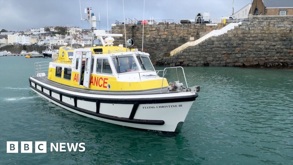 Marine ambulance returns to Guernsey after refurbishment work
