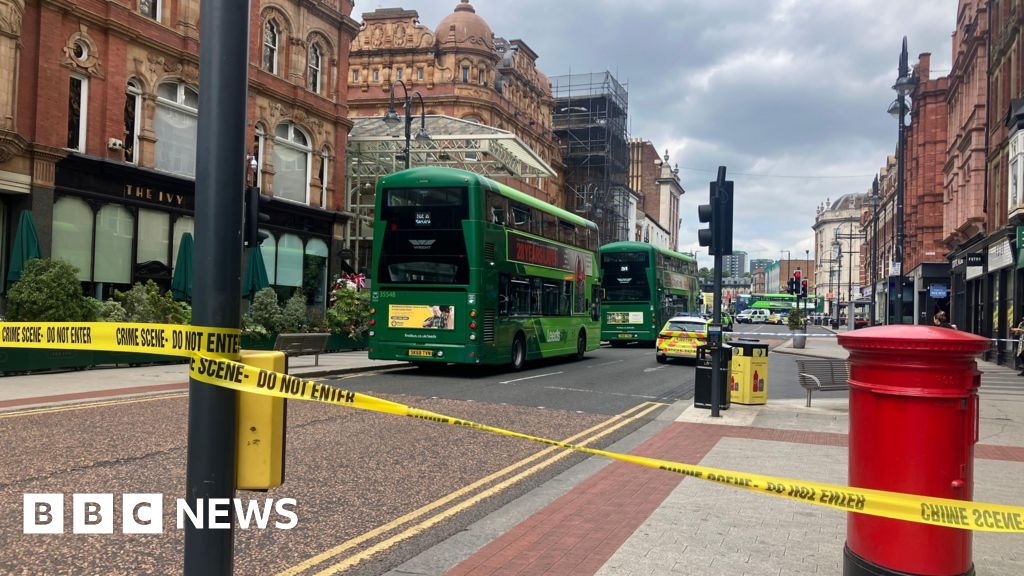 Woman hit by bus in Leeds city centre remains in critical condition
