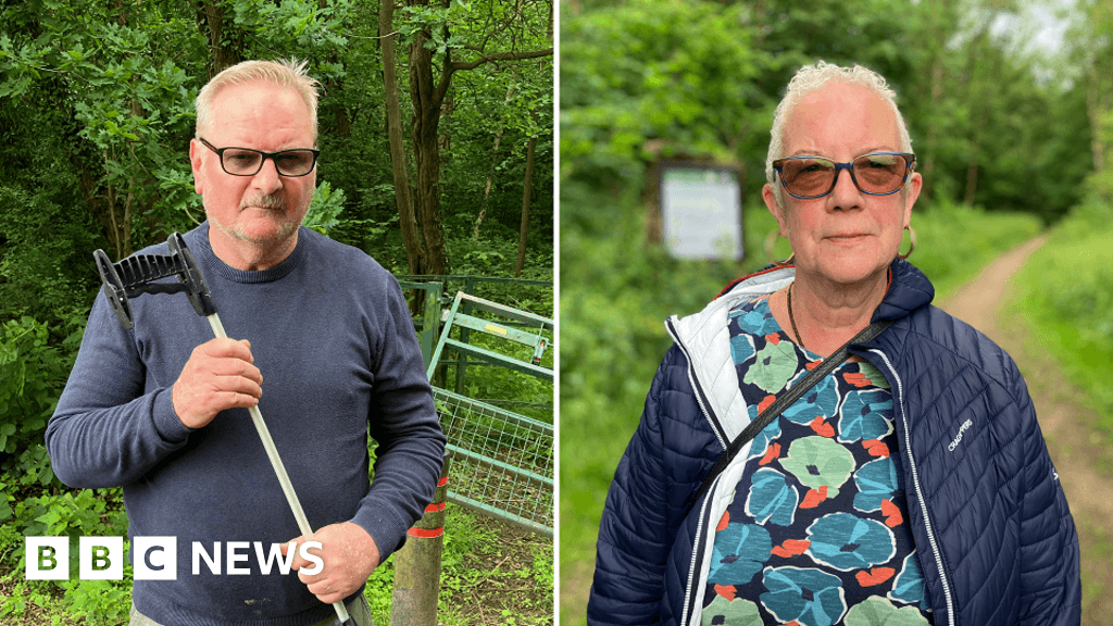 Meet the couple tidying up 'neglected' Sellers Wood
